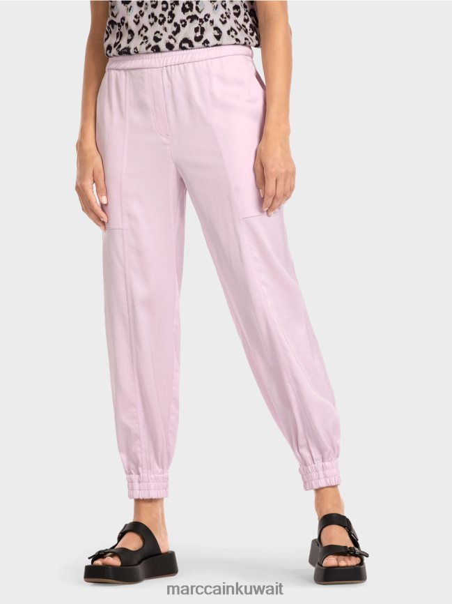 Marc Cain السراويل على غرار الركض LVN0D6685 ملابس الخزامى الخفيف