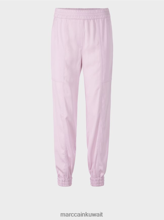 Marc Cain السراويل على غرار الركض LVN0D6685 ملابس الخزامى الخفيف