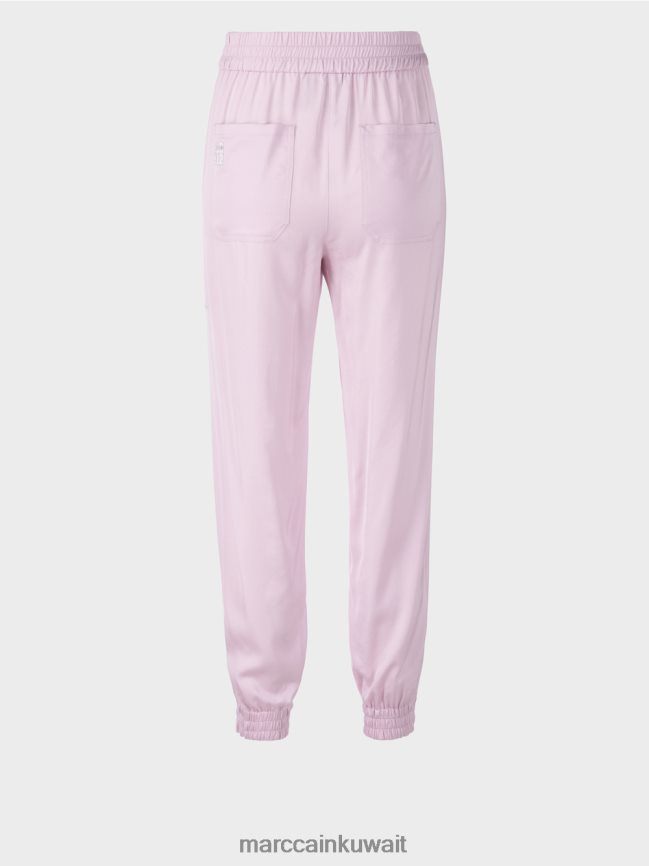 Marc Cain السراويل على غرار الركض LVN0D6685 ملابس الخزامى الخفيف