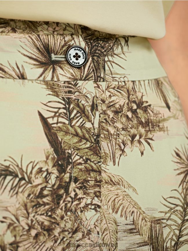 Marc Cain السراويل مع طباعة الأزهار LVN0D6686 ملابس نفس ناعم