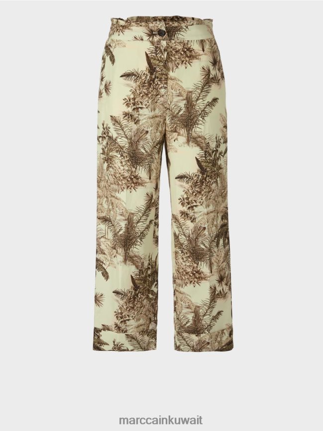 Marc Cain السراويل مع طباعة الأزهار LVN0D6686 ملابس نفس ناعم