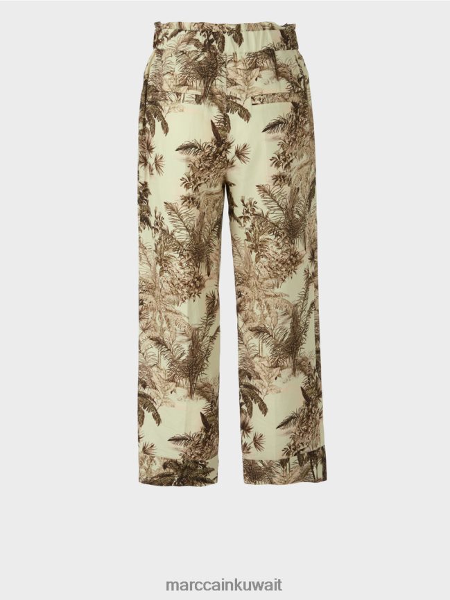 Marc Cain السراويل مع طباعة الأزهار LVN0D6686 ملابس نفس ناعم