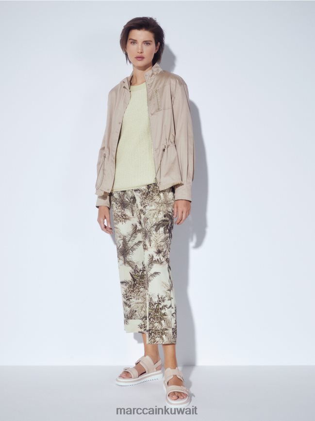 Marc Cain السراويل مع طباعة الأزهار LVN0D6686 ملابس نفس ناعم