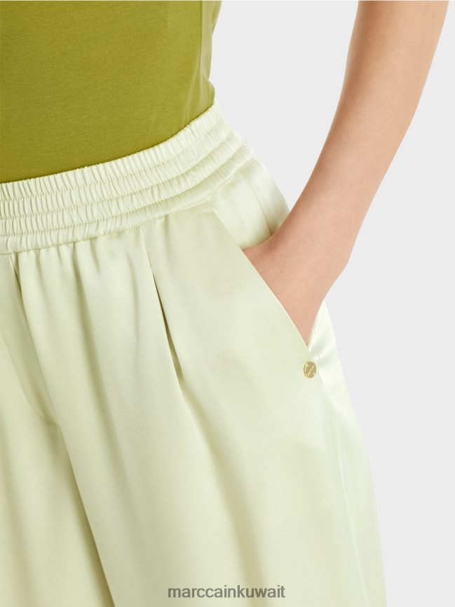 Marc Cain بنطال بطيات أمامية LVN0D6690 ملابس نفس ناعم