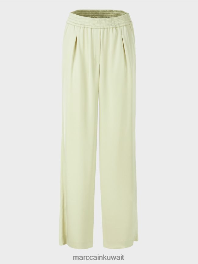 Marc Cain بنطال بطيات أمامية LVN0D6690 ملابس نفس ناعم