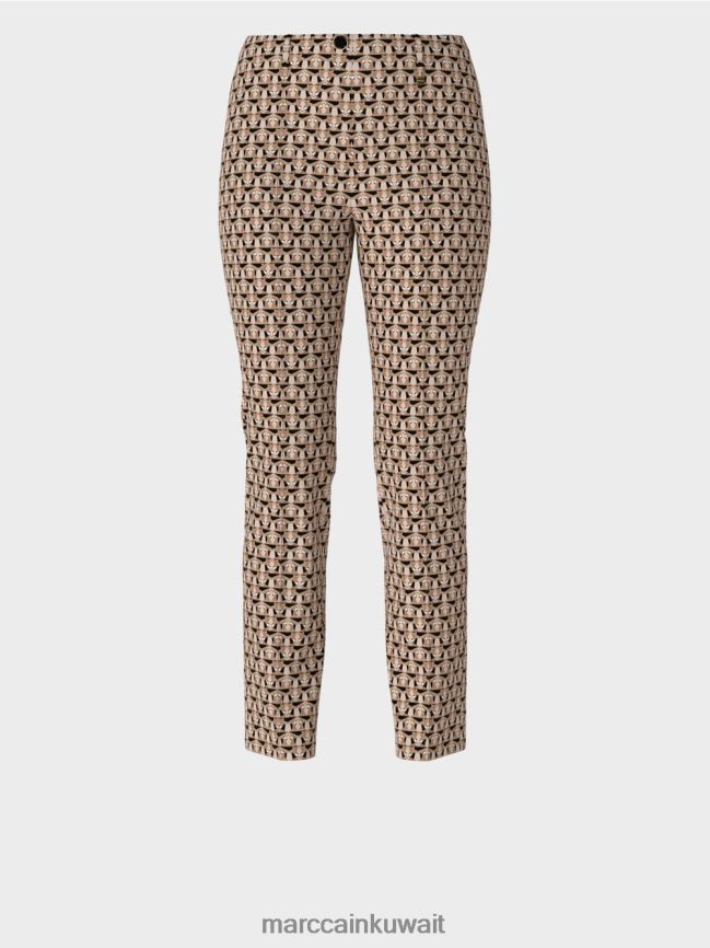 Marc Cain بنطال من القماش المطاطي من سيدني - رأس ليو LVN0D6730 ملابس جرنولة