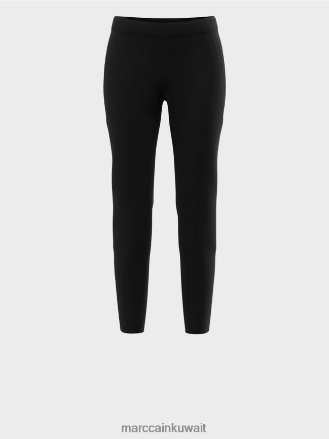 Marc Cain السراويل جيرسي تمتد LVN0D6738 ملابس أسود