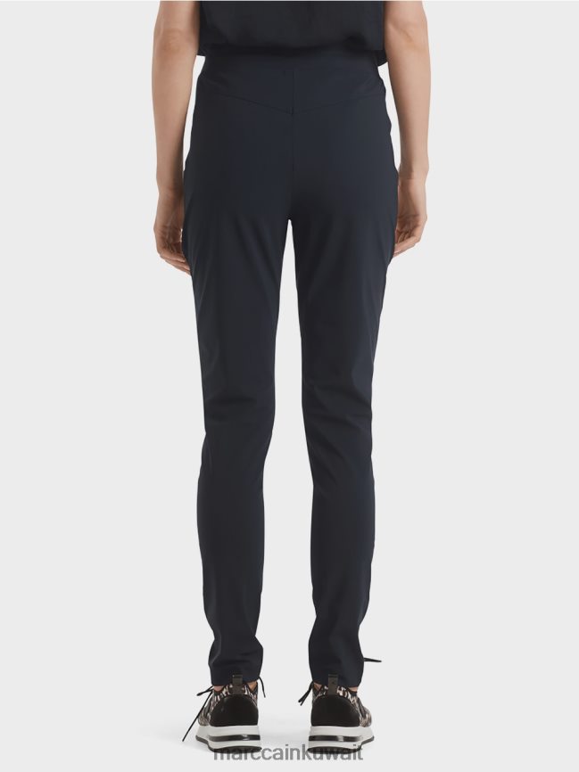 Marc Cain سراويل ضيقة تمتد LVN0D6740 ملابس منتصف الليل الأزرق