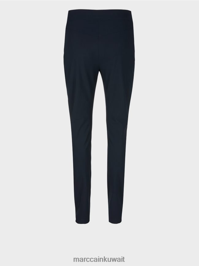 Marc Cain سراويل ضيقة تمتد LVN0D6740 ملابس منتصف الليل الأزرق