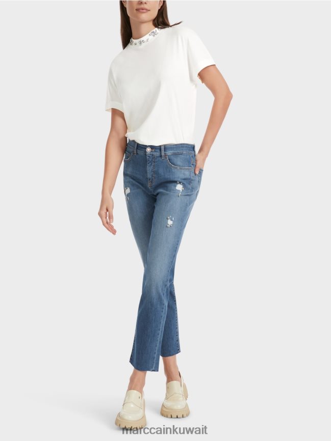 Marc Cain الجينز الكلاسيكي سيكار الأساسي LVN0D6755 ملابس كلاسيكي