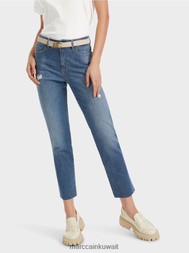 Marc Cain الجينز الكلاسيكي سيكار الأساسي LVN0D6755 ملابس كلاسيكي