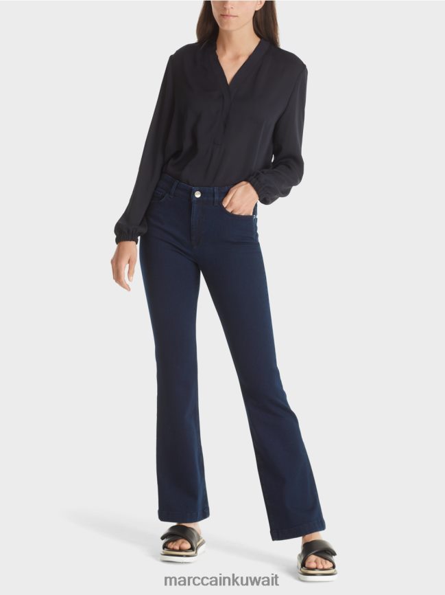 Marc Cain جينز "إعادة التفكير معًا" من فارو LVN0D6765 ملابس منتصف الليل الأزرق