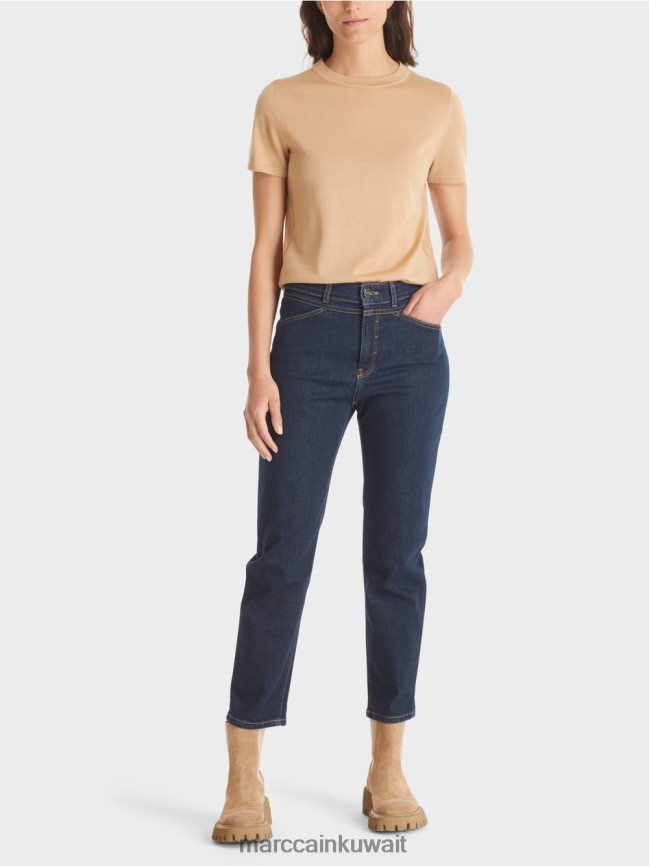 Marc Cain رياض "إعادة التفكير معًا" الجينز LVN0D6780 ملابس النيلي خمر