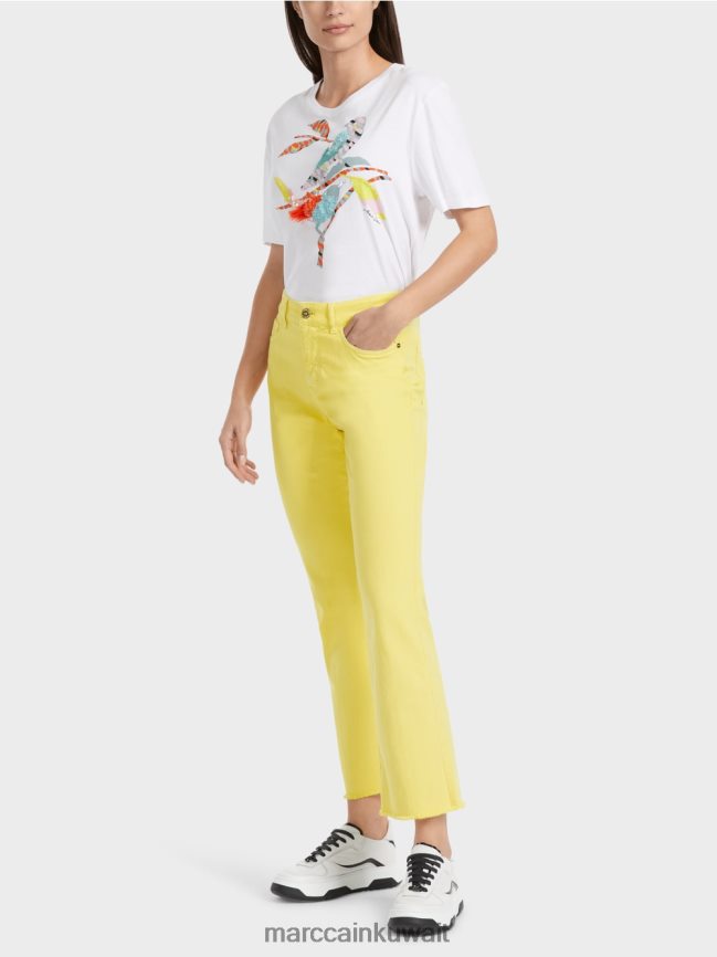 Marc Cain سروال "إعادة التفكير معًا" من أجل LVN0D6789 ملابس ليمون ناعم