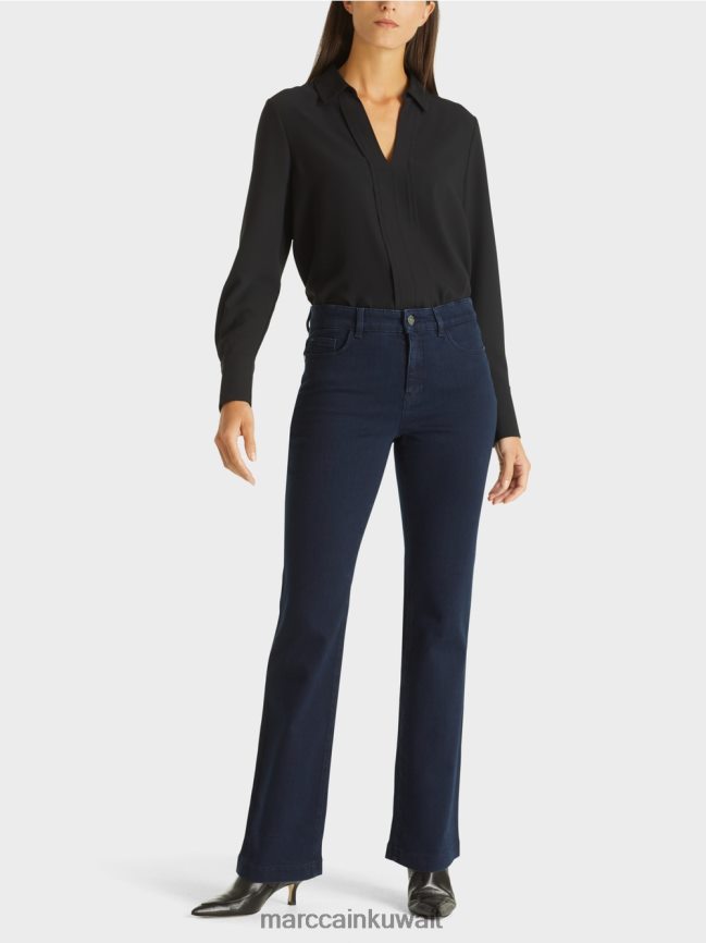 Marc Cain جينز "إعادة التفكير معًا" من فارو LVN0D6825 ملابس منتصف الليل الأزرق