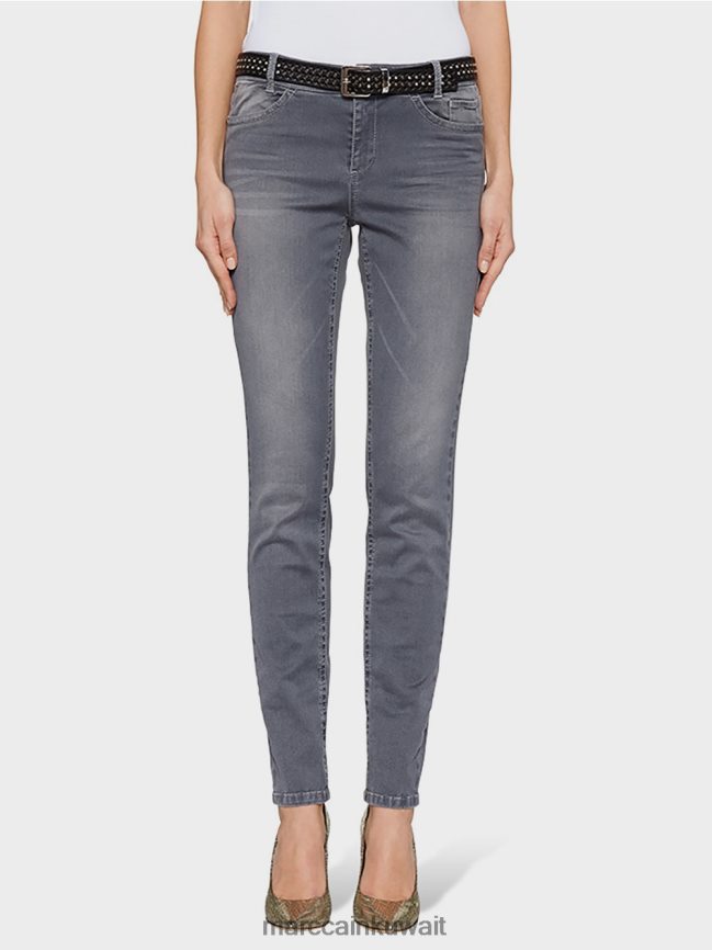 Marc Cain الجينز الأساسي المغسول LVN0D6833 ملابس رمادي