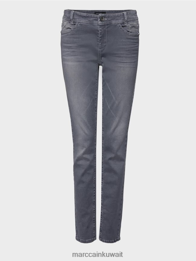 Marc Cain الجينز الأساسي المغسول LVN0D6833 ملابس رمادي
