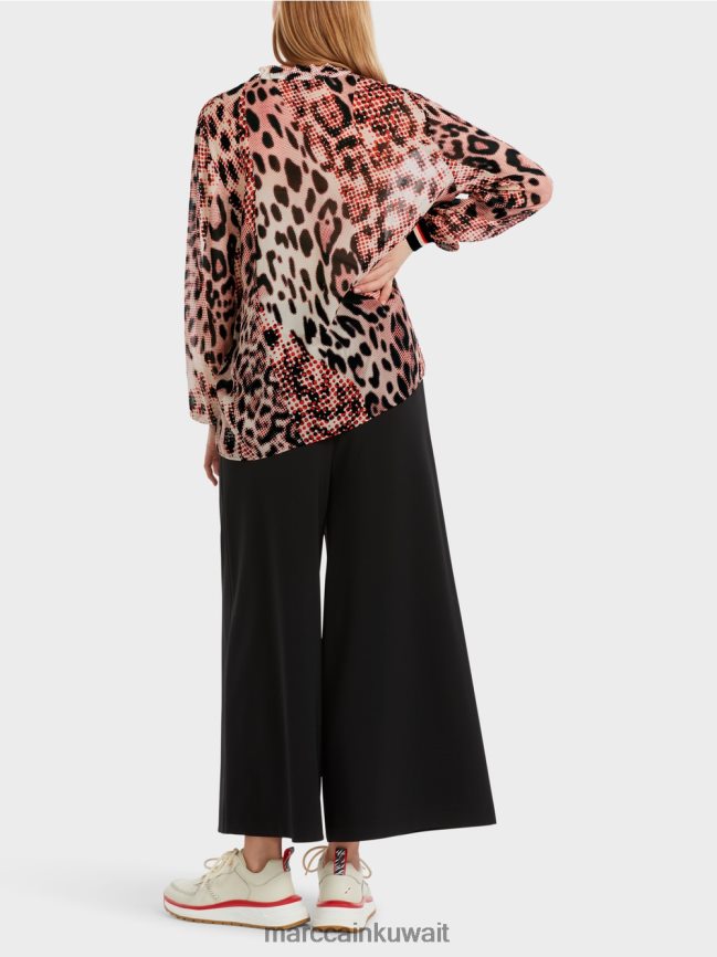 Marc Cain بلوزة كريب فيسكوز LVN0D6846 ملابس كامباري