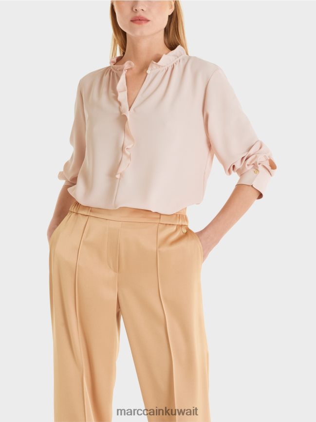 Marc Cain بلوزة متدفقة LVN0D6890 ملابس ناقص