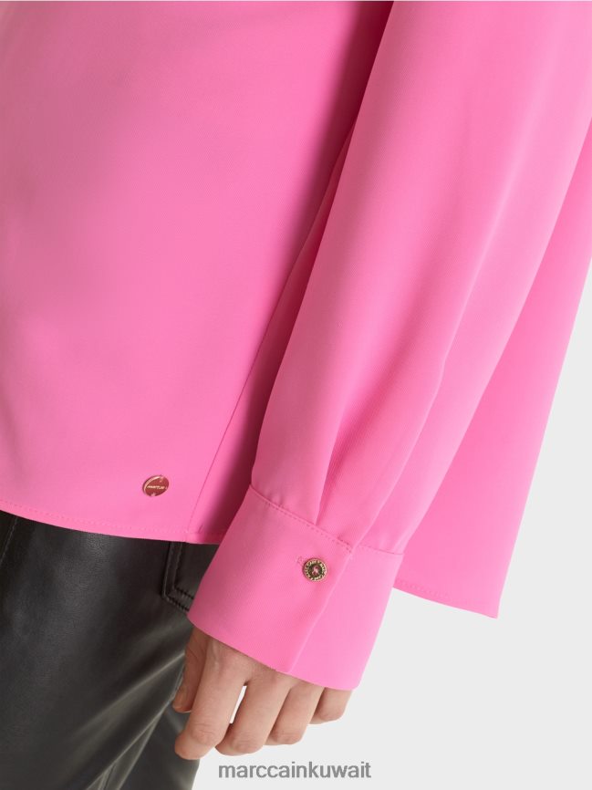 Marc Cain بلوزة متدفقة LVN0D6897 ملابس ملمع شفاه