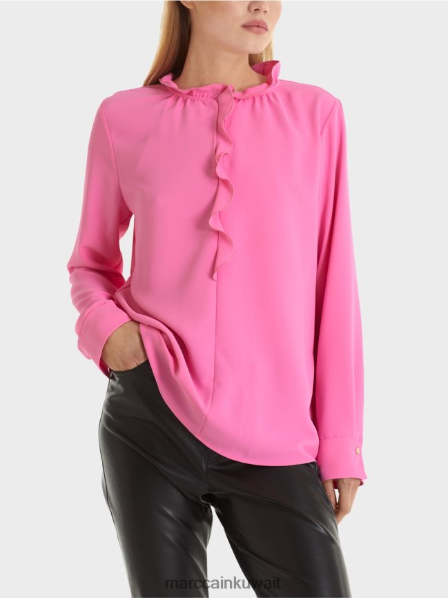 Marc Cain بلوزة متدفقة LVN0D6897 ملابس ملمع شفاه
