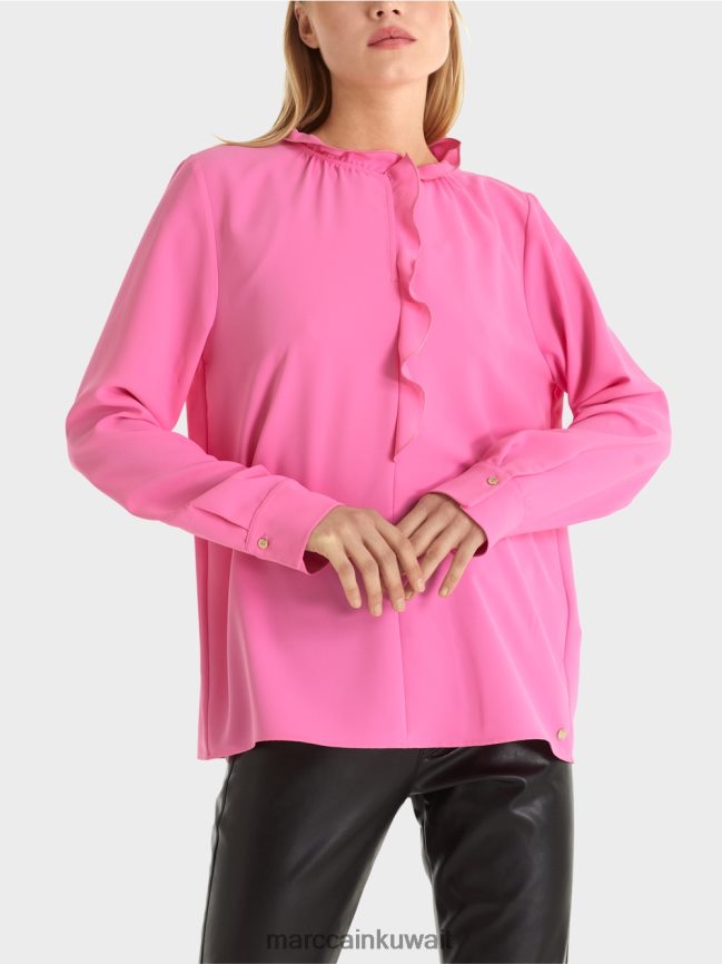 Marc Cain بلوزة متدفقة LVN0D6897 ملابس ملمع شفاه