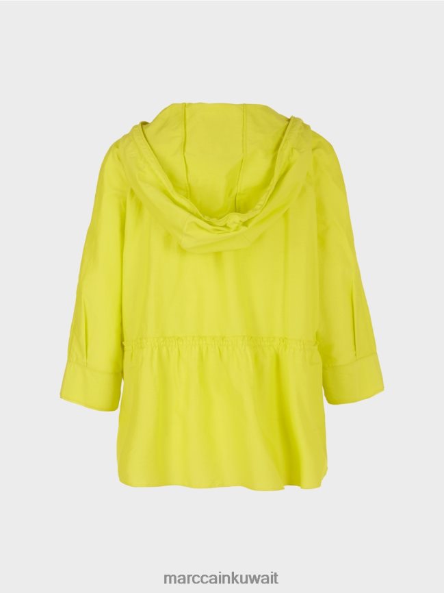 Marc Cain بلوزة كاجوال مع حرير أنيق LVN0D6938 ملابس ليميد خفيف