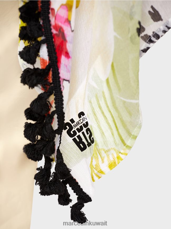 Marc Cain بلوزة مع الكريات LVN0D6941 ملابس ليميد خفيف