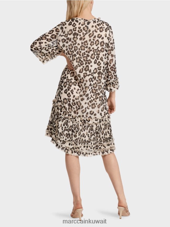 Marc Cain فستان قصير مع الطيات LVN0D694 ملابس أسود