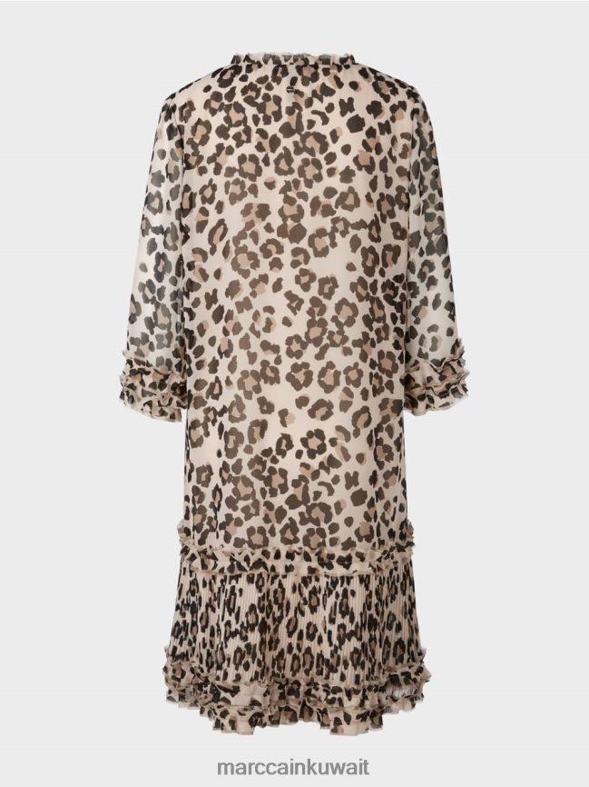 Marc Cain فستان قصير مع الطيات LVN0D694 ملابس أسود