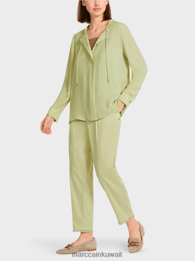 Marc Cain بلوزة "إعادة التفكير معًا". LVN0D6962 ملابس نفس ناعم