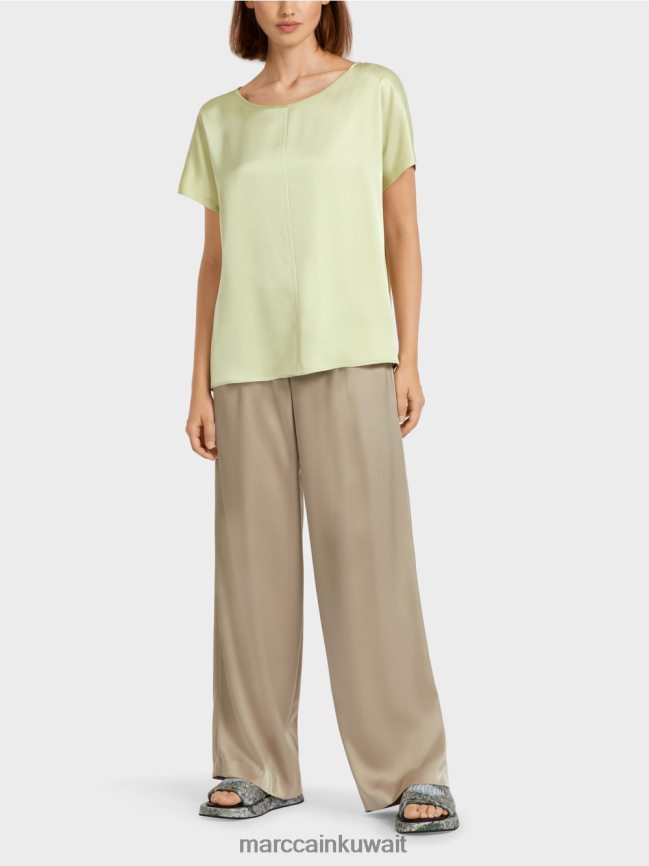 Marc Cain بلوزة على شكل بلوزة على طراز الكيمونو LVN0D6964 ملابس نفس ناعم