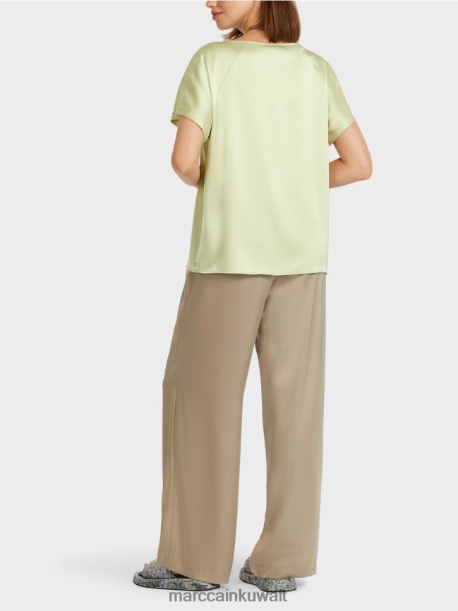 Marc Cain بلوزة على شكل بلوزة على طراز الكيمونو LVN0D6964 ملابس نفس ناعم