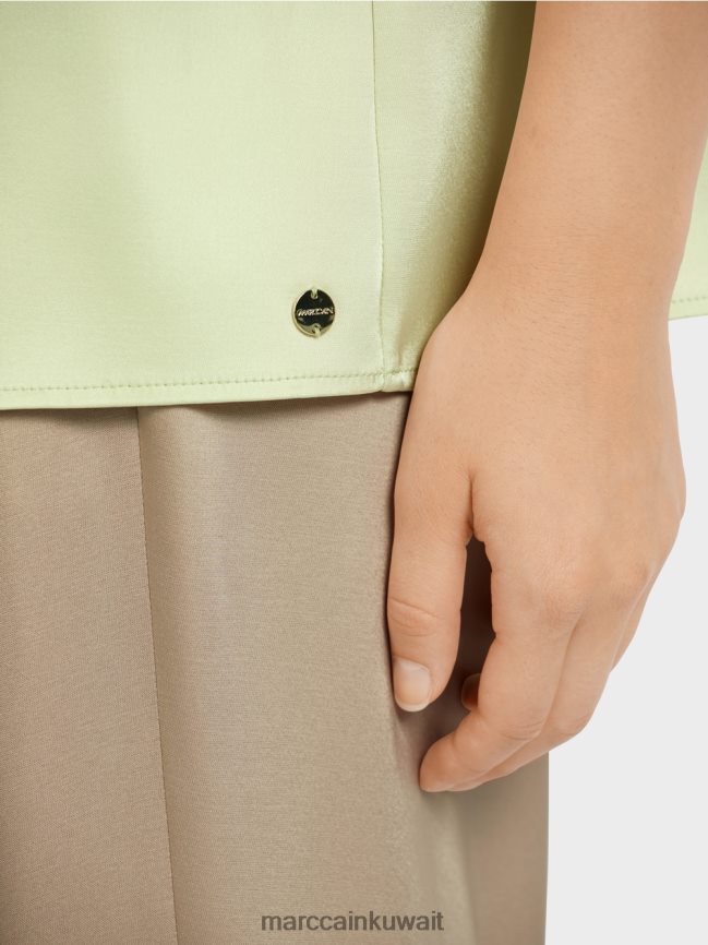 Marc Cain بلوزة على شكل بلوزة على طراز الكيمونو LVN0D6964 ملابس نفس ناعم