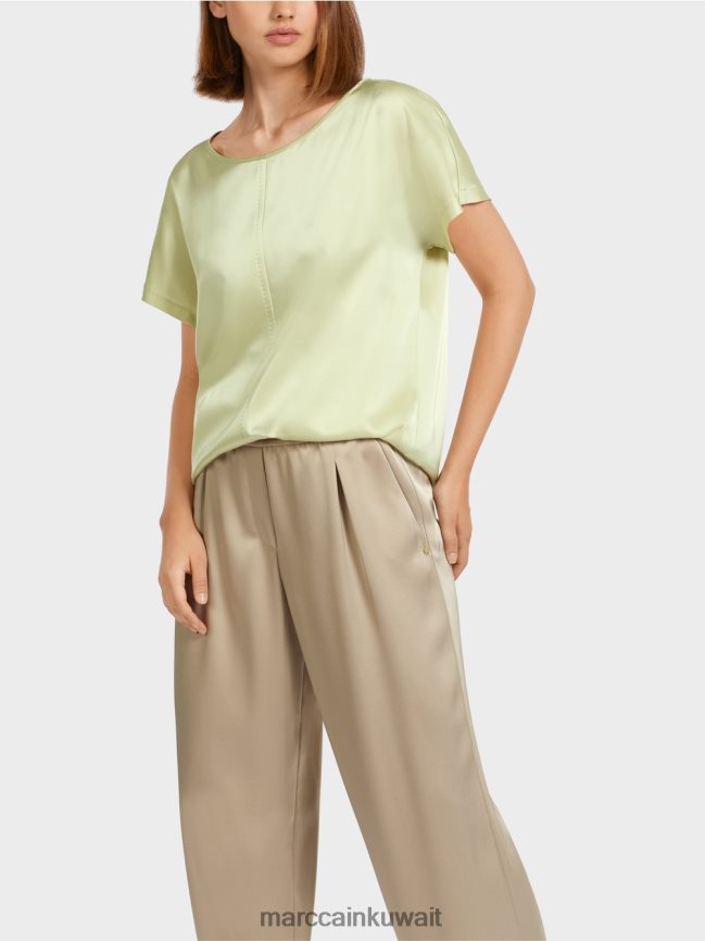 Marc Cain بلوزة على شكل بلوزة على طراز الكيمونو LVN0D6964 ملابس نفس ناعم