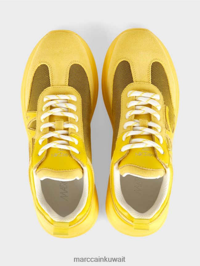 Marc Cain أحذية رياضية مع شعار MC LVN0D61577 أحذية شروق الشمس