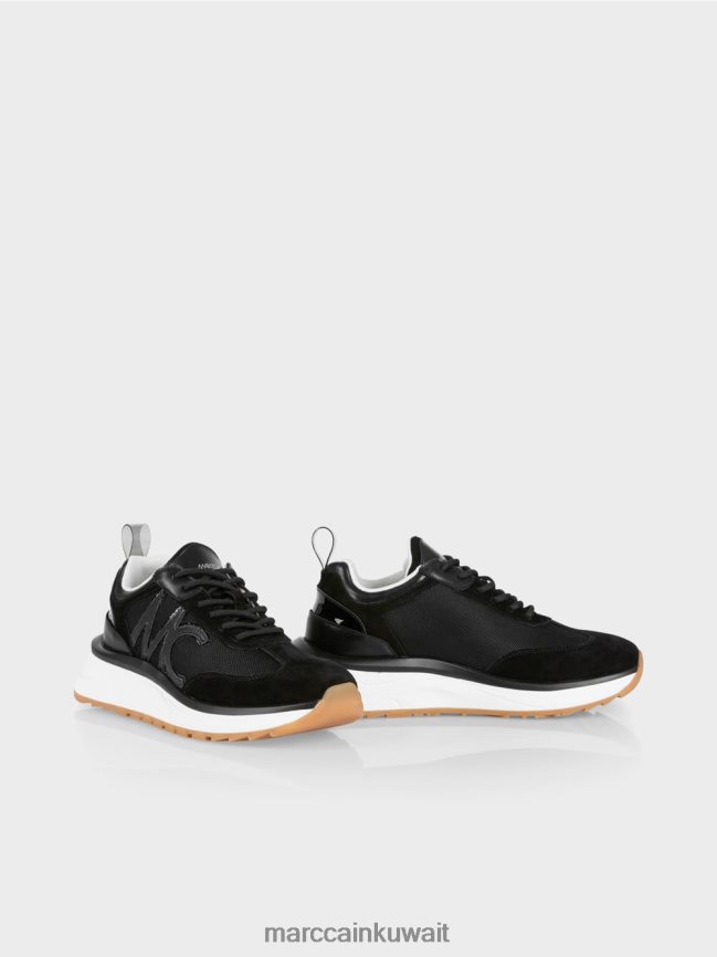 Marc Cain أحذية رياضية مع شعار MC LVN0D61589 أحذية أسود