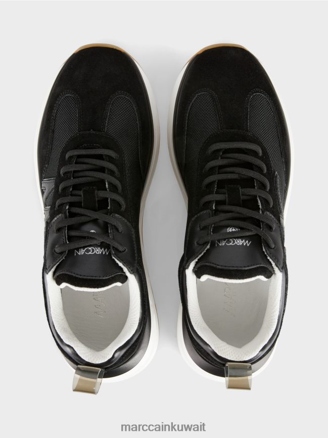 Marc Cain أحذية رياضية مع شعار MC LVN0D61589 أحذية أسود