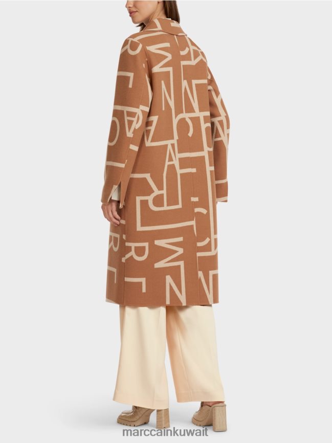 Marc Cain معطف مع حروف MC منمنمة LVN0D6291 ملابس جمل