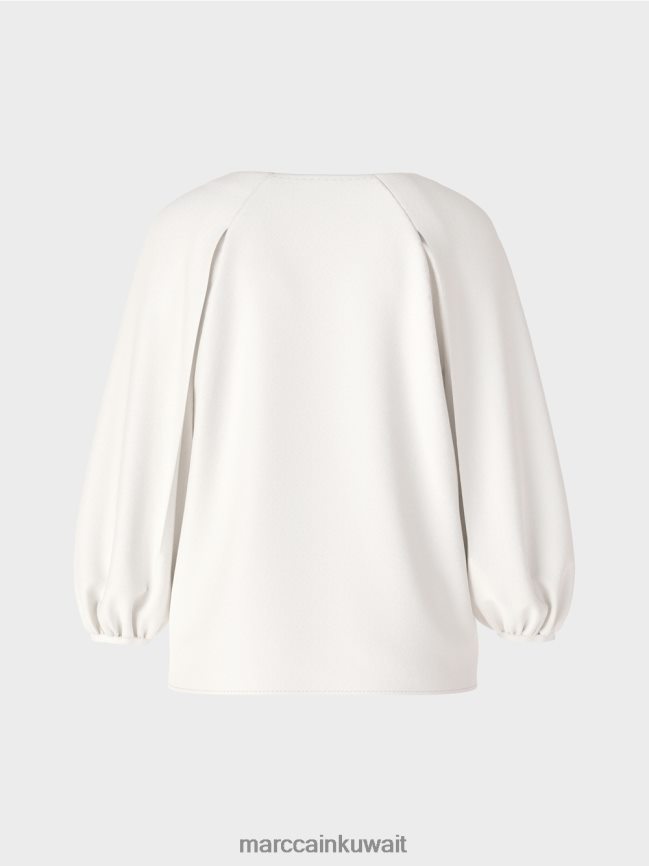 Marc Cain بلوزة بياقة على شكل حرف V 