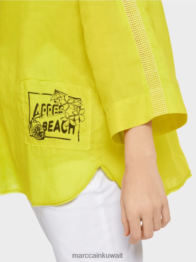 Marc Cain بلوزة مزينة بعبارة 