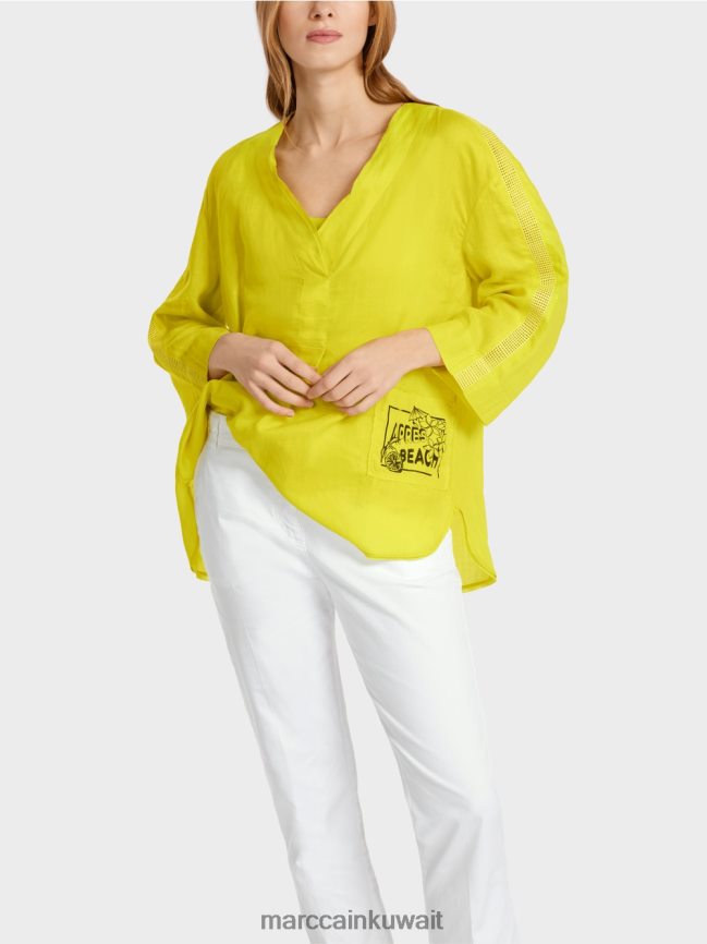 Marc Cain بلوزة مزينة بعبارة 