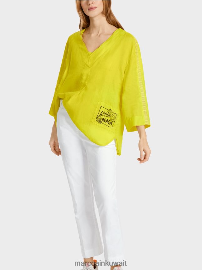 Marc Cain بلوزة مزينة بعبارة 