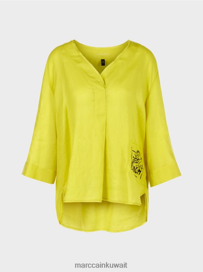 Marc Cain بلوزة مزينة بعبارة 