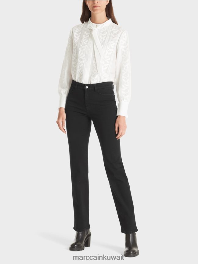 Marc Cain جينز "fyli" "إعادة التفكير معًا". LVN0D6772 ملابس أسود