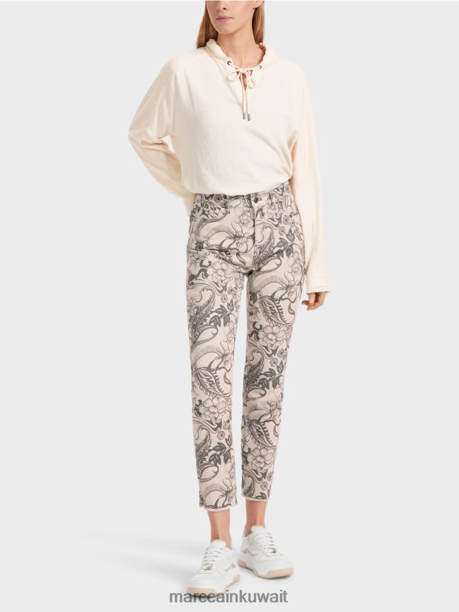 Marc Cain الجينز "إعادة التفكير معًا" من silea LVN0D6749 ملابس اللوز زهر