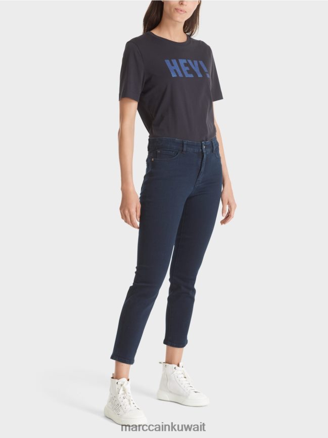 Marc Cain الجينز "إعادة التفكير معًا" من silea LVN0D6773 ملابس منتصف الليل الأزرق