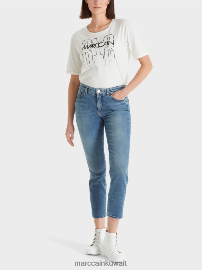 Marc Cain الجينز "إعادة التفكير معًا" من silea LVN0D6786 ملابس خمر أزرق