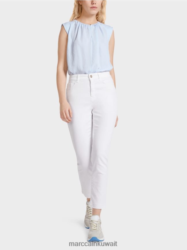 Marc Cain الجينز "إعادة التفكير معًا" من silea LVN0D6798 ملابس أبيض