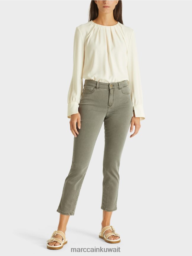 Marc Cain الجينز "إعادة التفكير معًا" من silea LVN0D6815 ملابس الغابة العميقة